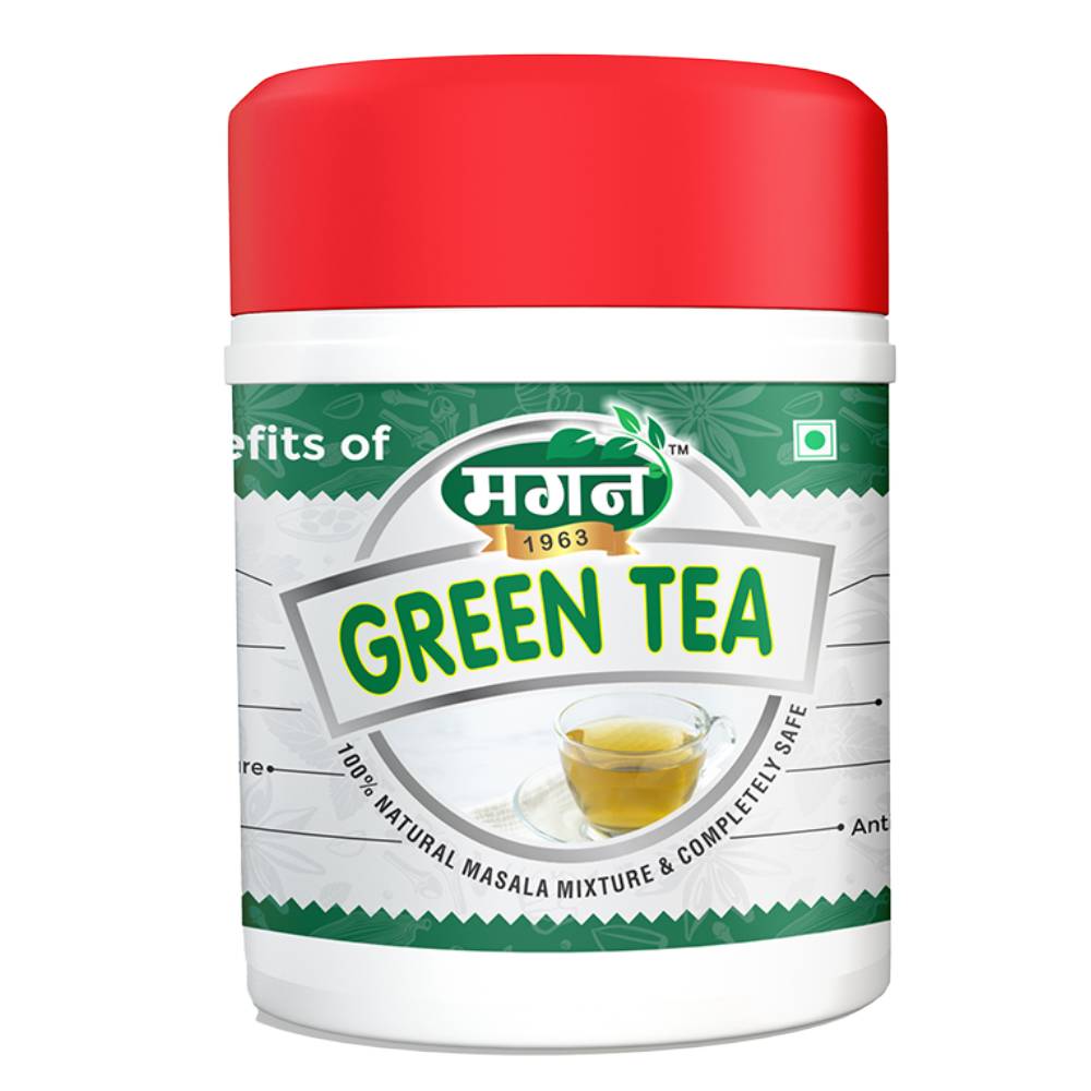 Magan Green Tea | Tulsi & Ginger Flavored | Immunity Booster |100% Natural Ingredients