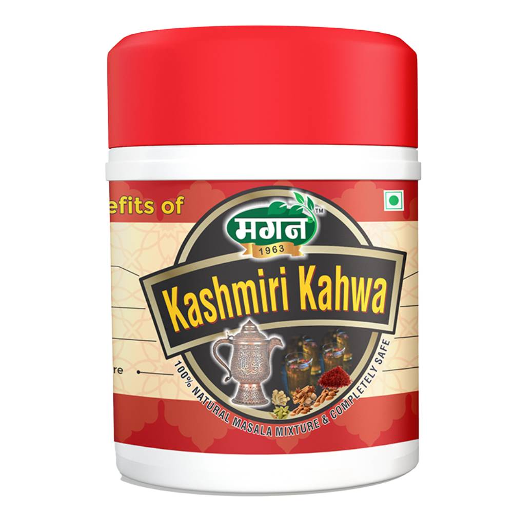 Shahi Kashmiri Kahwa with Almonds | Blended with Saffron | 100 % Natural Ingredients